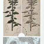 Winter winds, sérigraphie, chine-collé, 56 x 37,5 cm