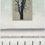 Froid vert, collagraphy, 37,5 x 27,5 cm